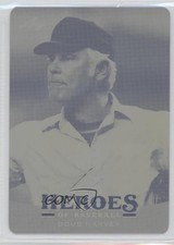 2015 Leaf Heroes of Baseball Printing Plate Yellow 1/1 Doug Harvey #16 HOF g6w