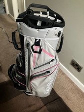 Stromberg Ladies Waterproof Golf Cart Bag Black,Grey,Pink - used