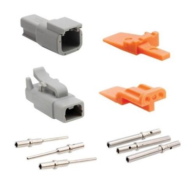 1Pc AMPHENOL SINE/TUCHEL ATM2PS-CKIT Rectangular Power Connector, w/ Wedgel