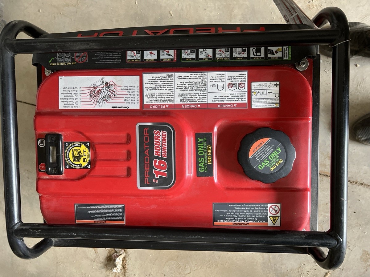 Predator 4375 Generator – 3500 Running / 4375 Starting Watts | eBay