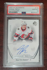 2021-22 Shane Pinto SP Authentic Future Watch Auto /999 PSA 10