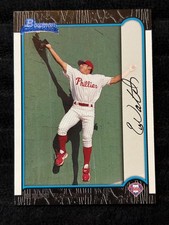 2000 Bowman Eric Valent Philadelphia Phillies Rookie Baseball Card #113
