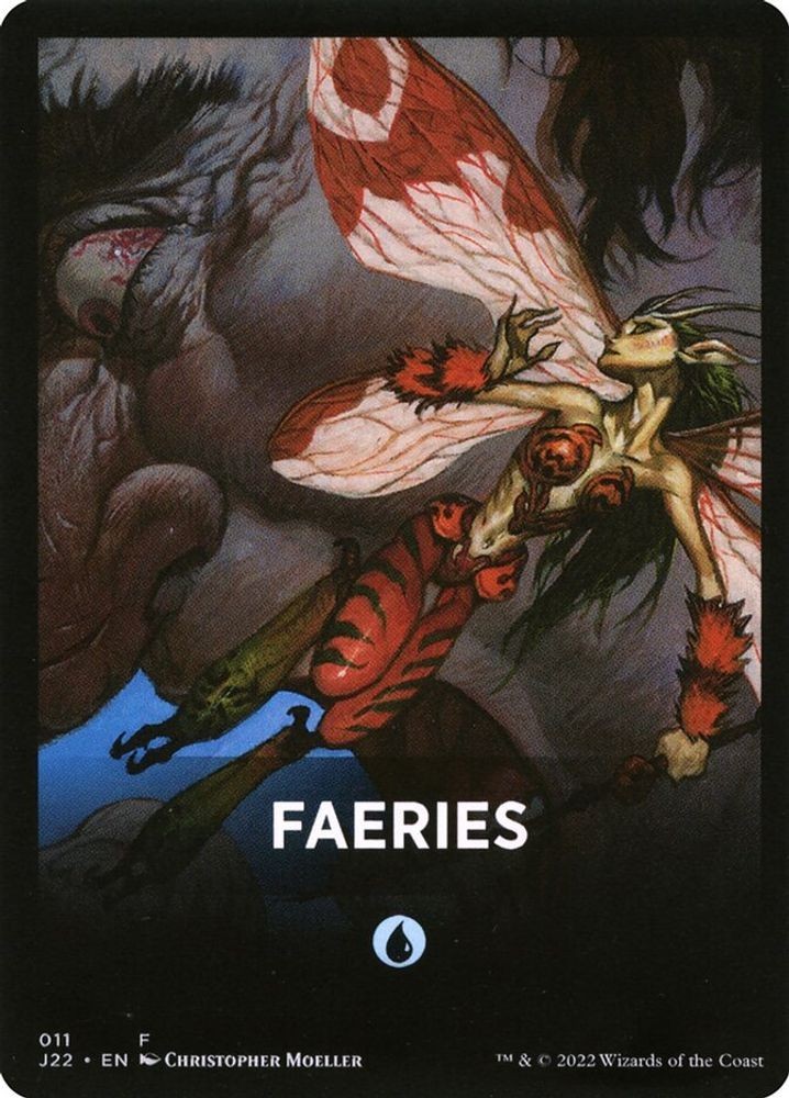 MTG J22 T Faeries Theme Card #11 NM PLAYSET 4x