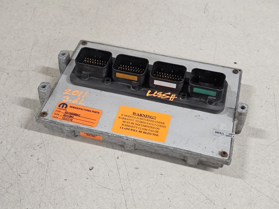 Dodge Durango Grand Cherokee Reman 2011 3,6 ECM módulo de control del motor 05150588AC Foto 2 de 4