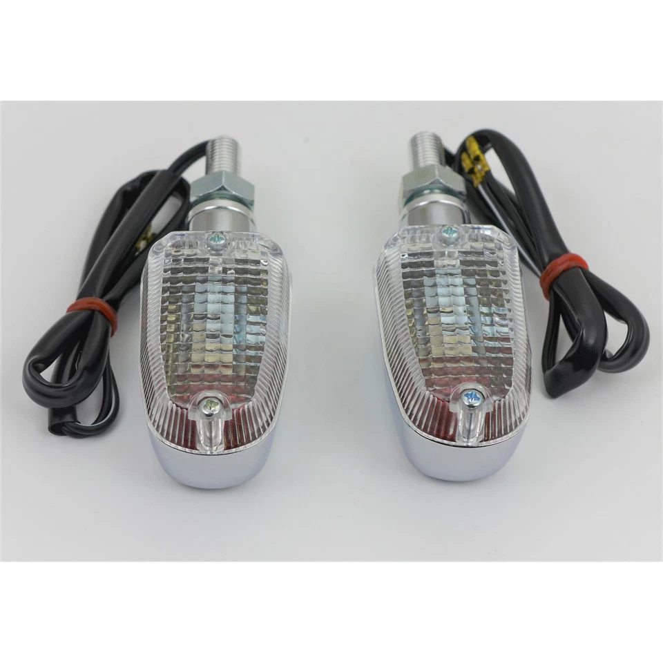 Lente transparente con señales de giro Mini Stalk Mark II - cromada - se adapta a la mayoría de los cruceros 20-2131 Foto 3 de 4