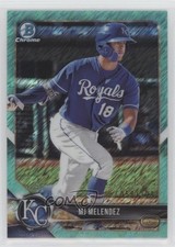 2018 Bowman Chrome Prospects Aqua Shimmer Refractor /125 MJ Melendez #BCP64 0g2h