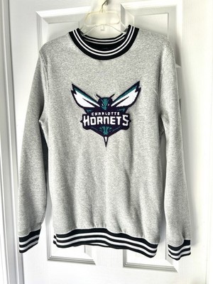 Charlotte Hornets Stadium Essentials Club Level Pullover Sweatshirt Men Med EUC