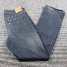 Levi  s 505  Straight Jeans Women  s 8M W29 L32 Dark Wash Stretch