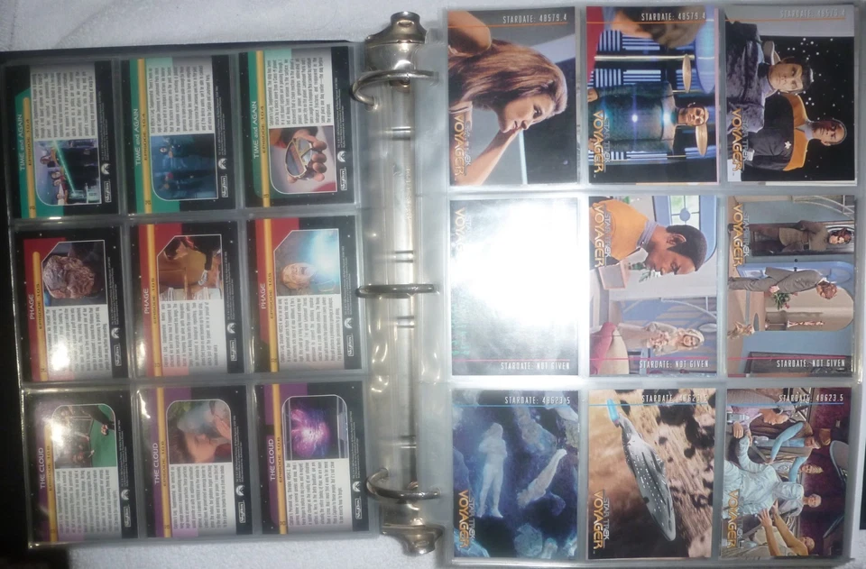 STAR TREK VOYAGER Season One Series two 90 Card Set 3 recipes 3 Xenobio 7 tattoo - Image 4 of 4