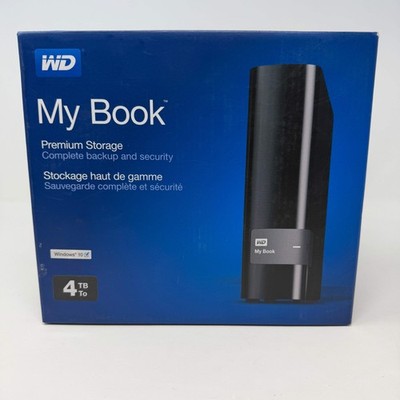 My Book Preimiemum Storage 3.5 4TB USB 3.0 Desktop External Hard Drive WDBFJK004