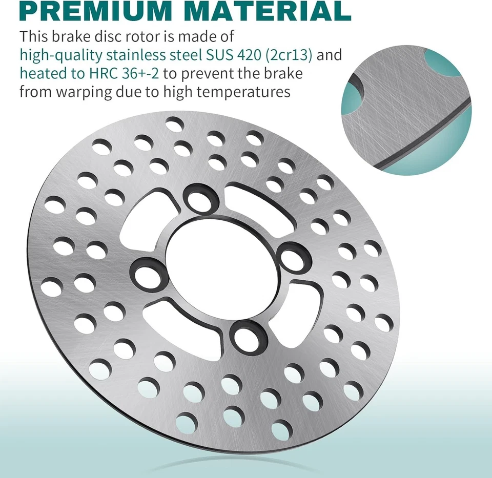 Front Left/Right Brake Disc Rotor for Yamaha Raptor 250/350/660/700 /350/660/... - Изображение 4 из 4