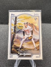 Coby Mayo 2025 Topps X Bob Ross Joy of Baseball #91 RC