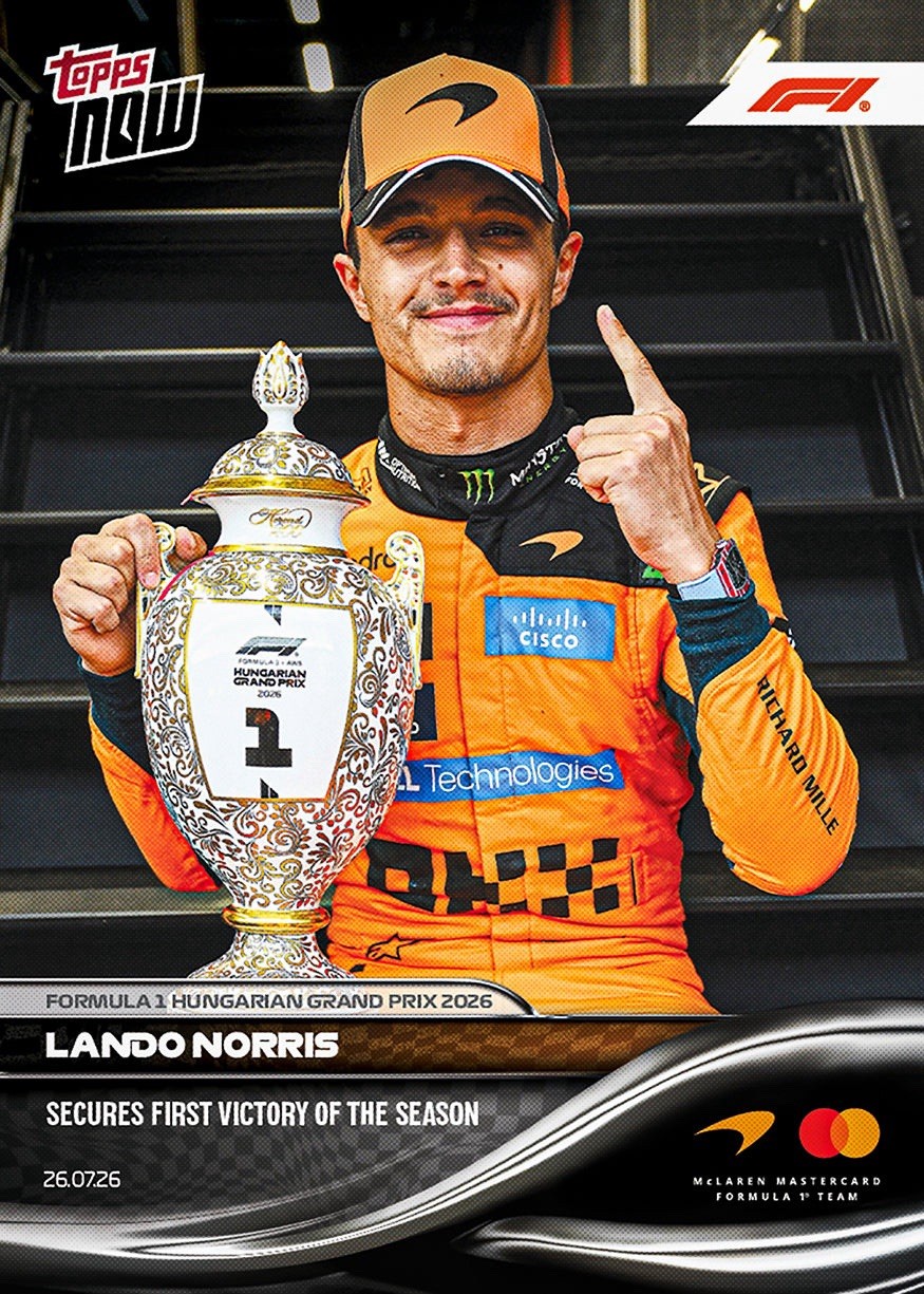 *PRE SALE* Lando Norris - 2026 Formula 1® Topps NOW® - Card 51