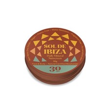Sol De Ibiza Mini Tin Plastic Free Face Body Mineral Sunscreen SPF30 - 2 Pack