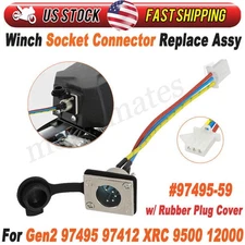 Winch Replacement Socket Plug Assembly 97495-59 For Gen2 97495 97412 XRC Winchs