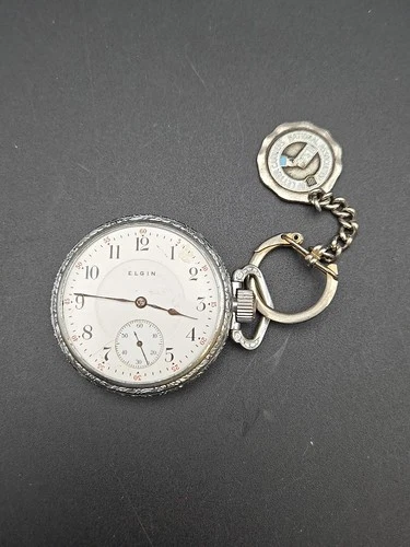 1909 Elgin Pocket Watch - Grade 339, 16s, 17j - Working Condition