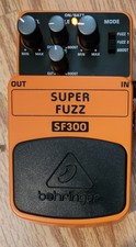 Behringer Super Fuzz SF300 Fuzz Guitar Effect Pedal for sale