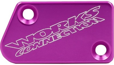 Works Connection Front Brake Master Cylinder Reservoir Cap Purple #21-P032