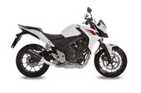 Mivv Gp SchalldäMpfer Auspuffanlage Slip-On Inox Schwarz Honda CB 500 F/X
