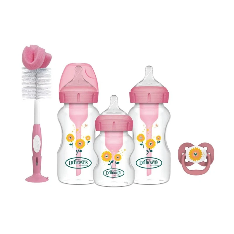 Baby Bottles Set Dr Browns Natural Flow Options Plus Anti Colic Pink 8 Pack
Opens in a new window or