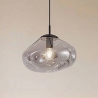 Lindby Pendelleuchte 'Lelia' (Design, Modern) In Alu Aus Glas (1 Flammig, E27) -