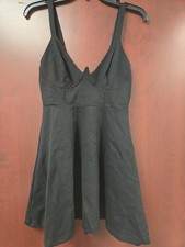 Lulus Black A-Line Mini Dress Sleeveless with Adjustable Straps Size S