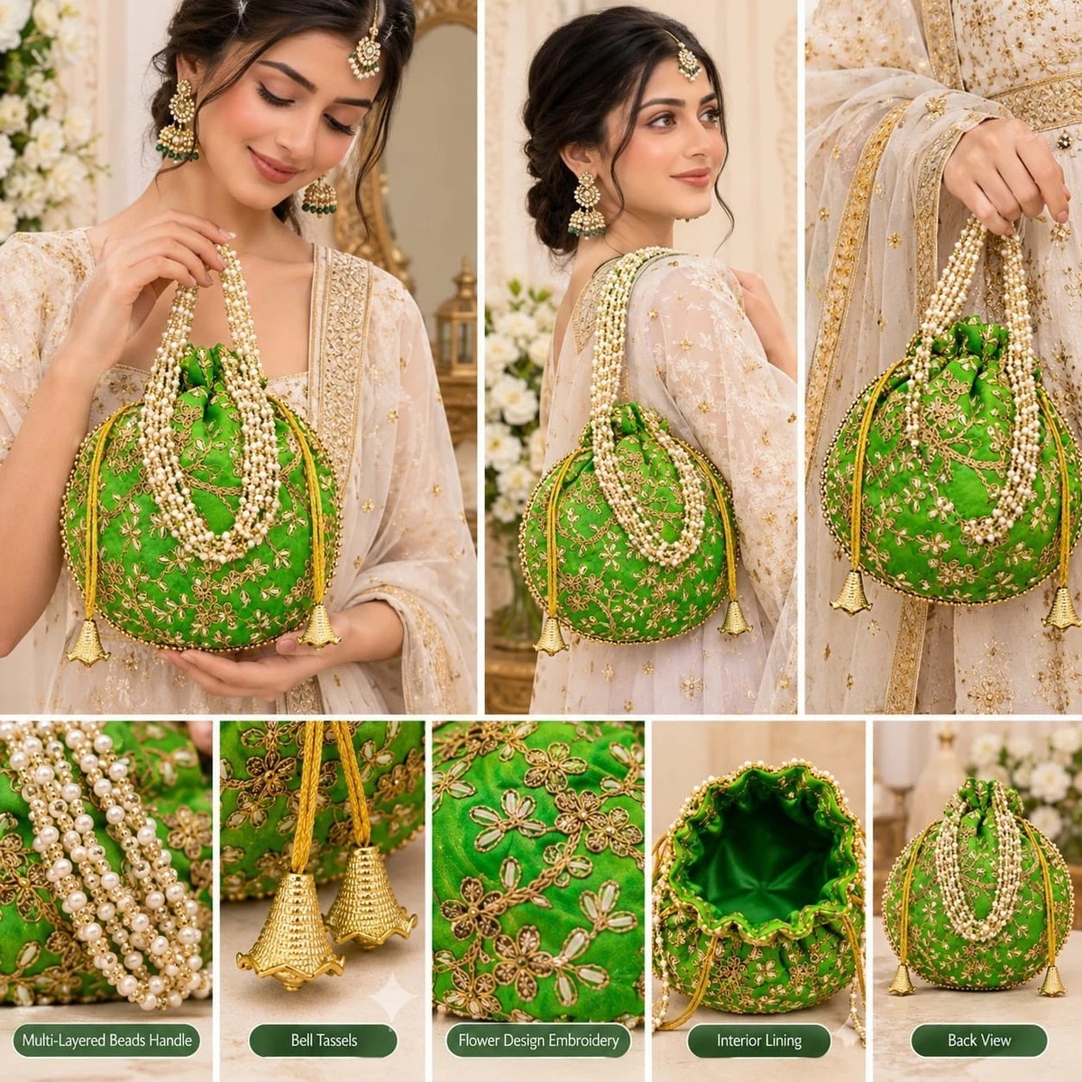 クラッチバッグ Silk bag Made in India Indian Clutch Bags & Handbags for Women for sale | eBay