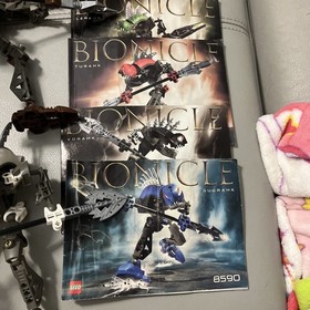 All 6 Lego Bionicle RAHKSHI (8587 ~ 8592) 100% Canisters Instructions Kraata