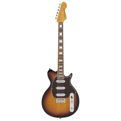 Vintage REVO VRV800SB Vision Two Tone Sunburst - E-Gitarre