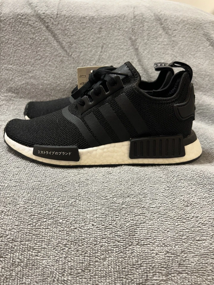 Adidas NMD_R1 J 'Core Black' CG6245 Mujer Talla 5.5 o Hombre’s Talla 4 Foto 2 de 4