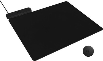 Logitech G POWERPLAY Kabelloses Lade-Mauspad Gaming PC Mac Schwarz 34,5x28,4 cm