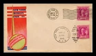 DR JIM STAMPS US COVER FAMOUS AMERICANS FDC NEW YORK WORLDS FAIR RPO CANCEL