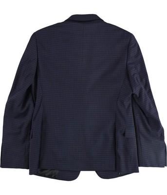 Armani Mens High Blue Box Two Button Blazer Jacket