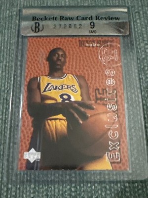 1996-97 Upper Deck Rookie Exclusives #R10 Kobe Bryant RC BGS 9 MINT Lakers  