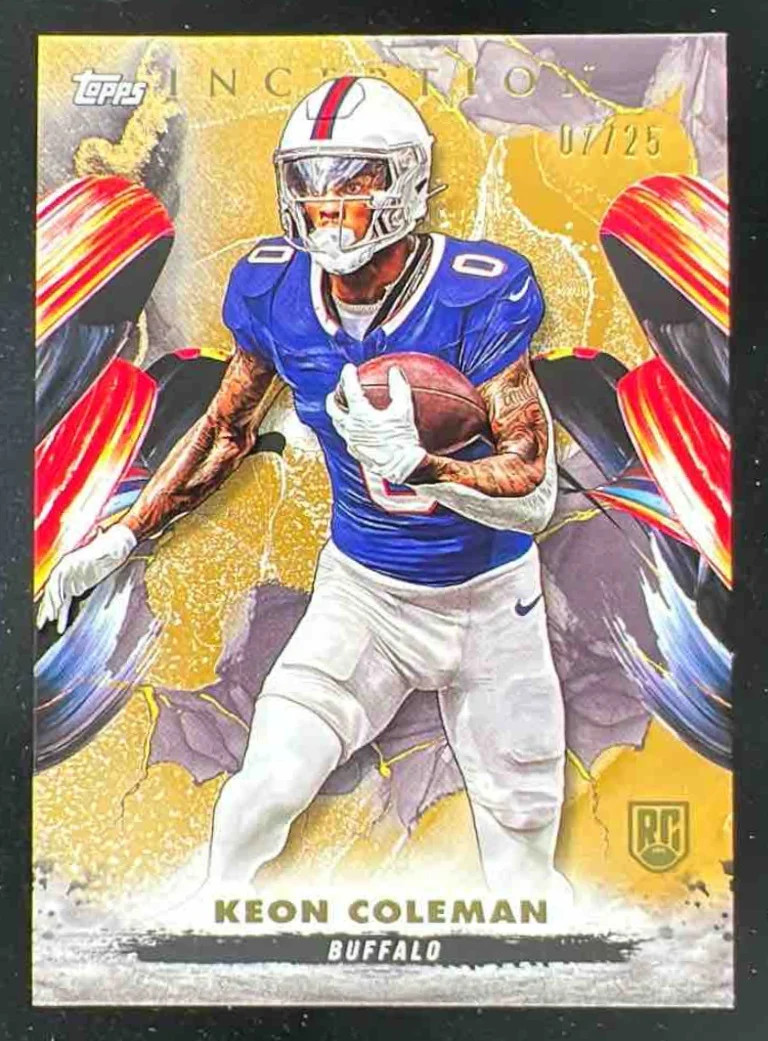 Keon Coleman Topps Inception #171 Gold