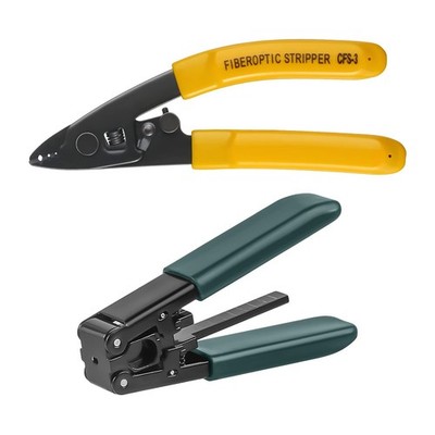 Fiber Optic Drop Cable Stripper FTTH CFS3 3 Port Hole Stripping Tool Kit