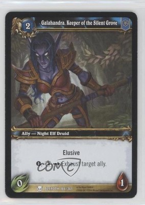 2006 World of Warcraft TCG: Heroes Azeroth Galahandra Keeper the Silent Grove