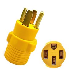 NEMA EV Charger Adapter,4-Plug 30-Ampere Dryer to 50-Ampere 14-30P to 14-50R