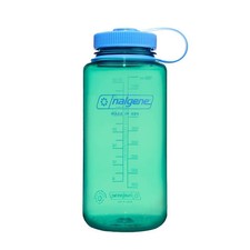 Nalgene Water Bottle 32 fl oz Wide Mouth - Pastel Green, BPA Free, Dishwasher