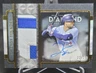 George Springer 2023 Topps Diamond Icons Jumbo Patch Auto /25 #AJP-GSP Blue Jays