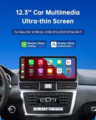 12.3''für Mercedes Benz ML W166 GL X166 Carplay Stereo Touch Screen de ultradünn