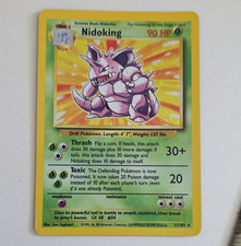 Wizards of the Coast Nidoking 11/102 Base Set Holo Rare Unlimited 90 HP Eng on eBay