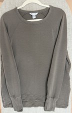 Athleta Women  s Taupe Crewneck Sweatshirt Raglan Sleeve Pullover Size S