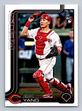 2025 Topps Update US168 Eric Yang Cincinnati Reds Rookie RC