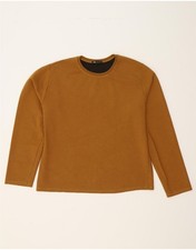 ZARA Womens Sweatshirt Jumper UK 18 XL Brown BL08