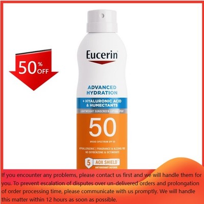 Eucerin Advanced Hydration Sunscreen Spray - SPF 50 - 6oz: Whole Body Protection