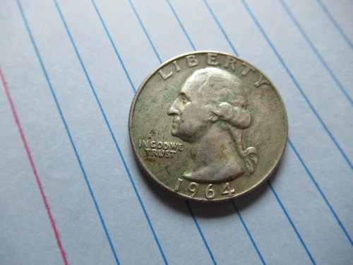 1964-D Silver Washington Quarter VG - F