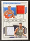 Shai Gilgeous-Alexander/Edwards 2024-25 Panini National Treasures Dual Patch /99