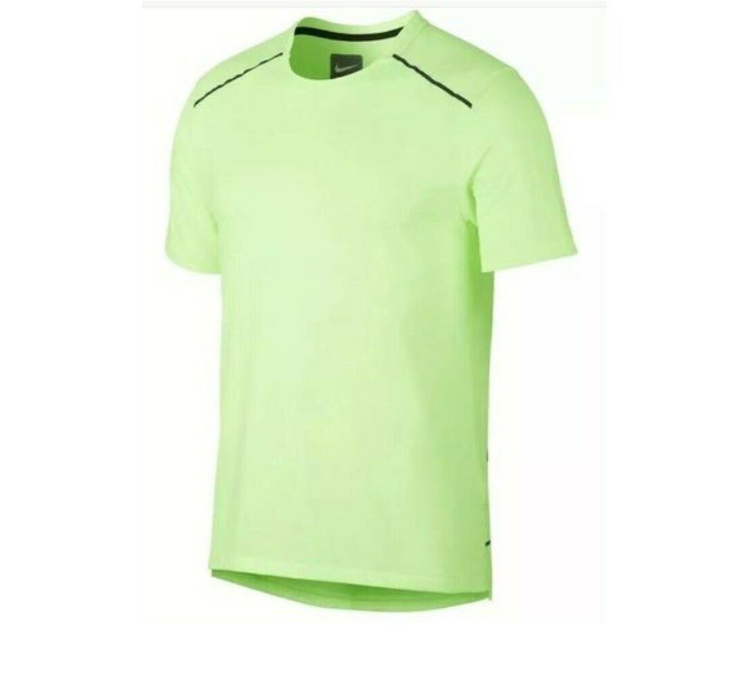 Nike Dri-FIT Tech Pack T-Shirt Lime Green Size Large AJ7963-701