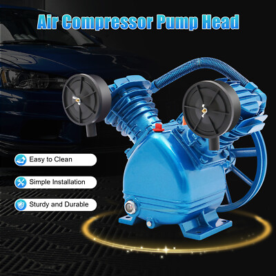 Replacement Air Compressor Pump Single Stage V Style Twin Cylinder 3 HP 2-Piston